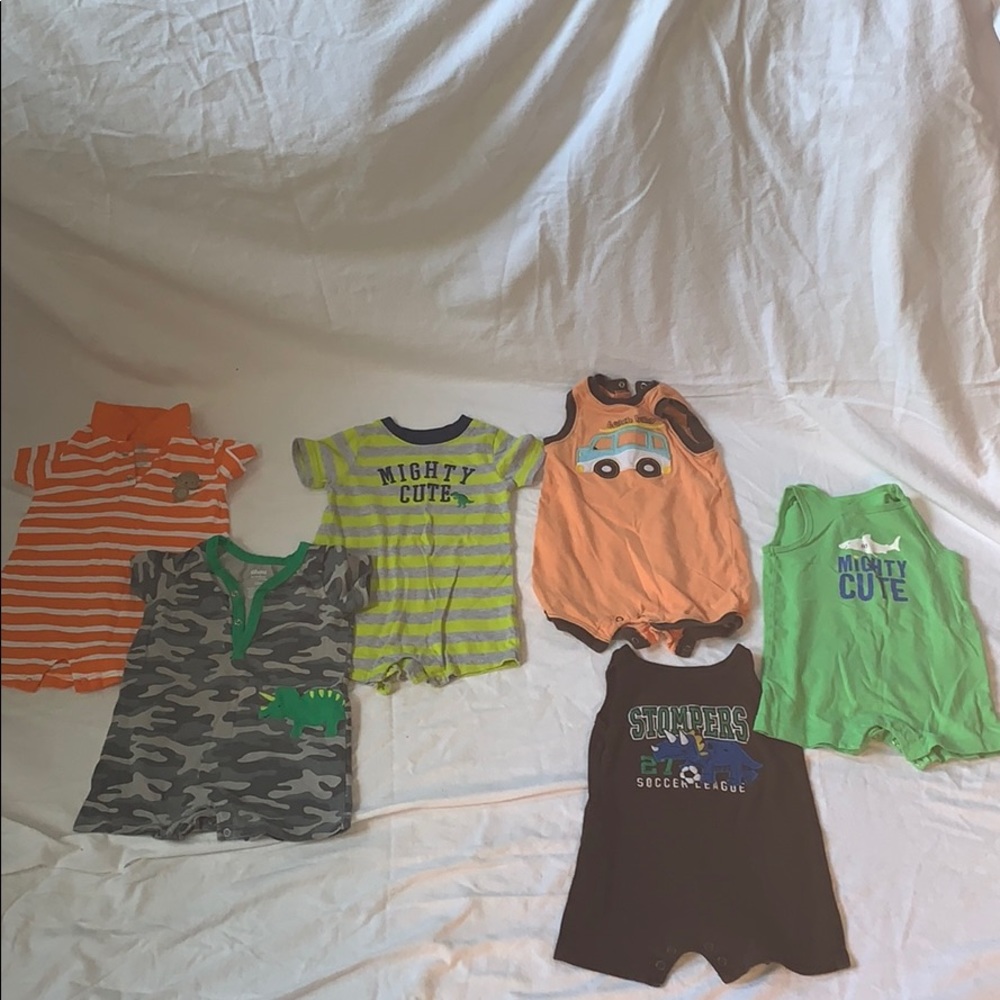 12M Boy summer onsies!!